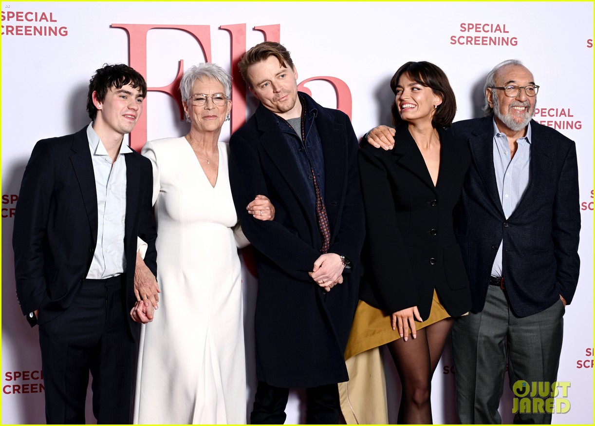 Emma Mackey & Jamie Lee Curtis Hold Hands at 'Ella McCay' Premiere in London