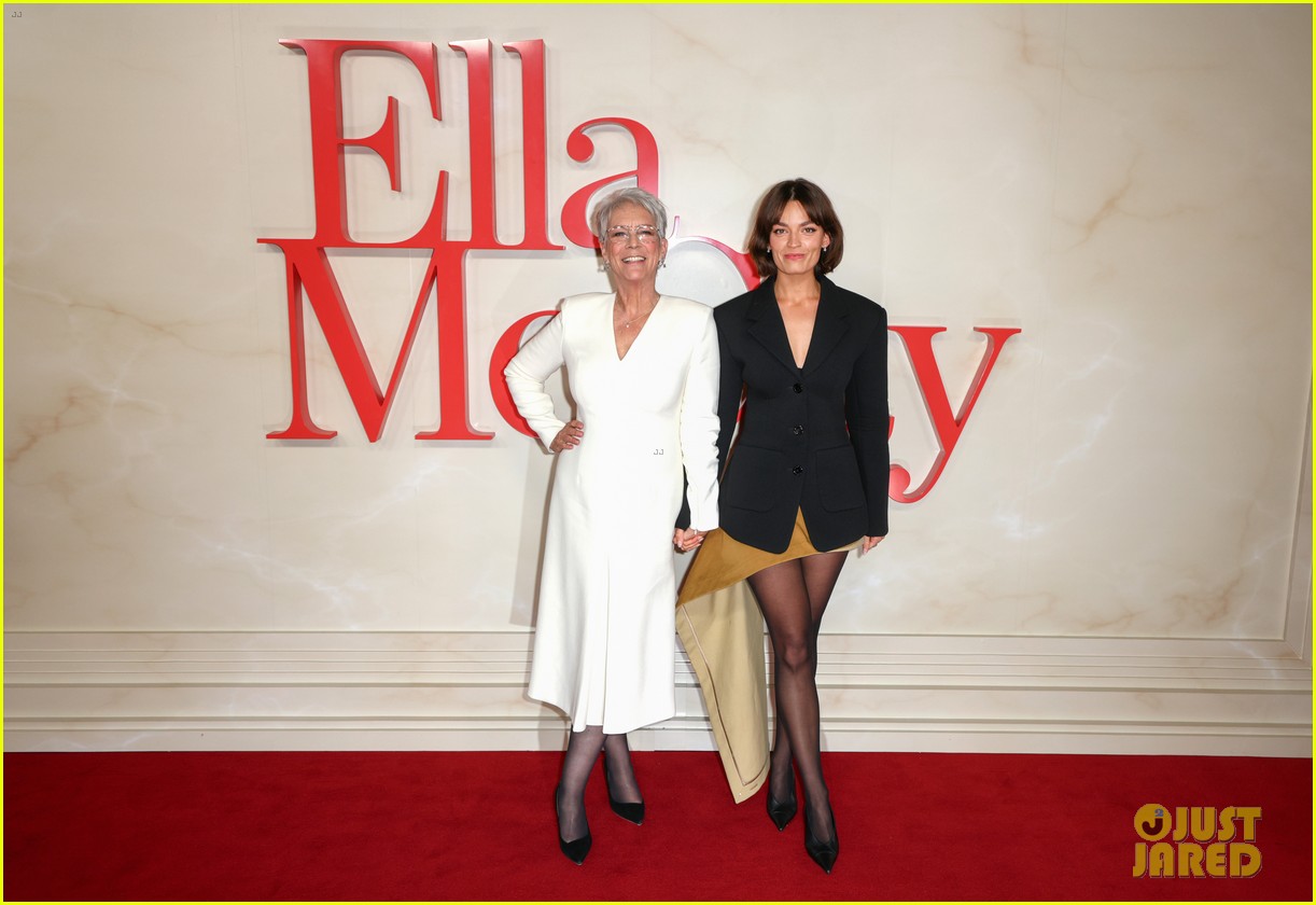 Emma Mackey & Jamie Lee Curtis Hold Hands at 'Ella McCay' Premiere in London