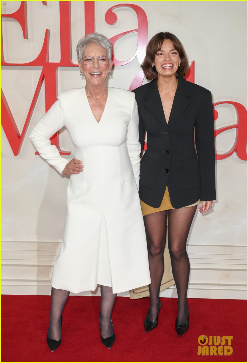 Emma Mackey & Jamie Lee Curtis Hold Hands at 'Ella McCay' Premiere in London