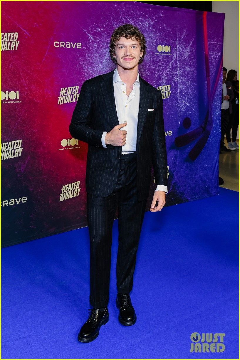 'Heated Rivalry' Actors Connor Storrie & Hudson Williams Hit the Red Carpet Together for Canada Premiere