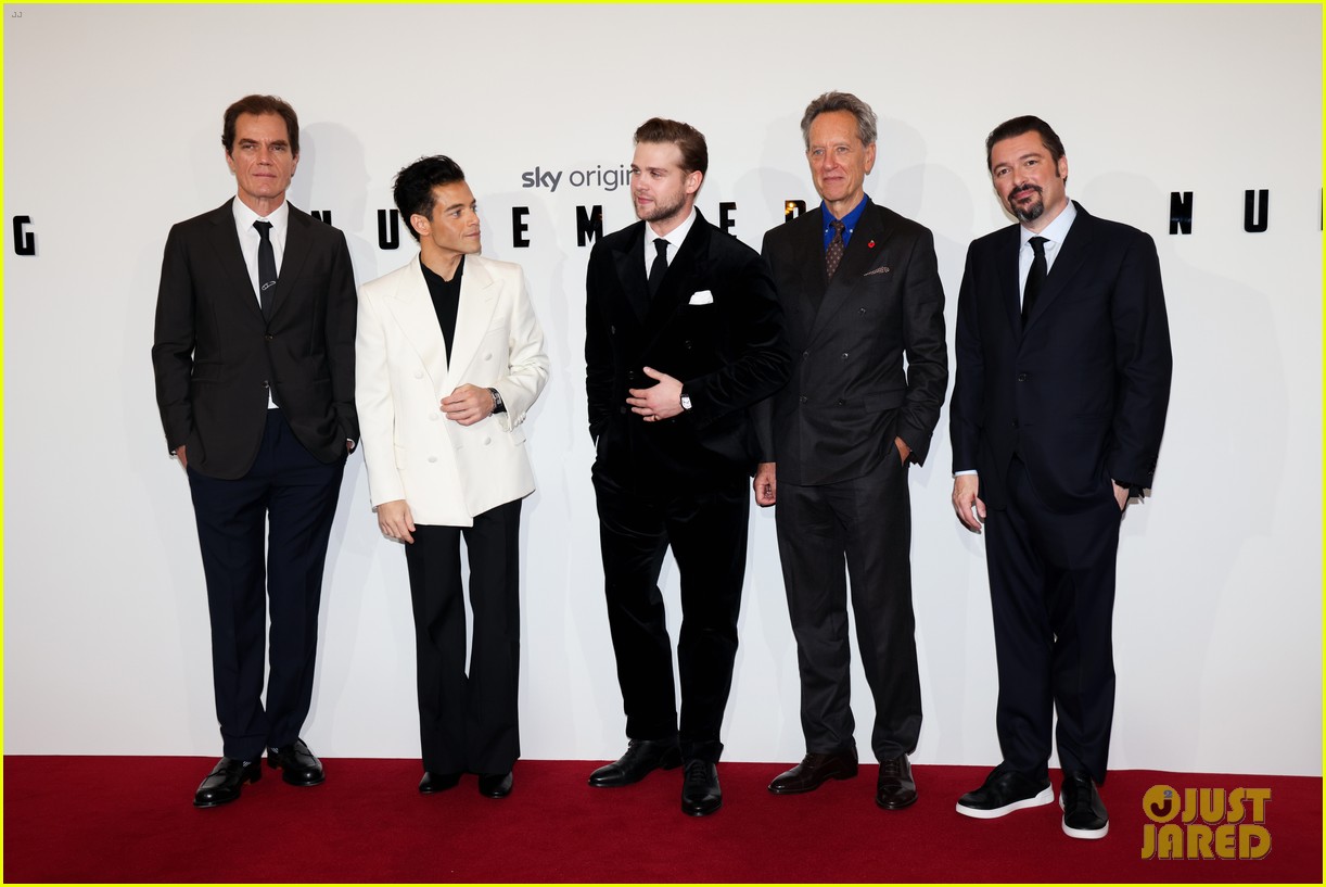 Michael Shannon, Rami Malek, & More Step Out for 'Nuremberg' Premiere in London