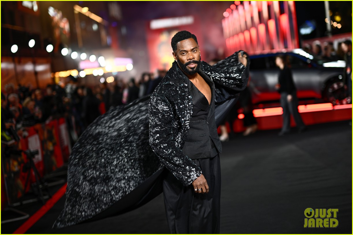 Glen Powell, Colman Domingo Join 'Running Man' Co-Stars at Film's UK Premiere!