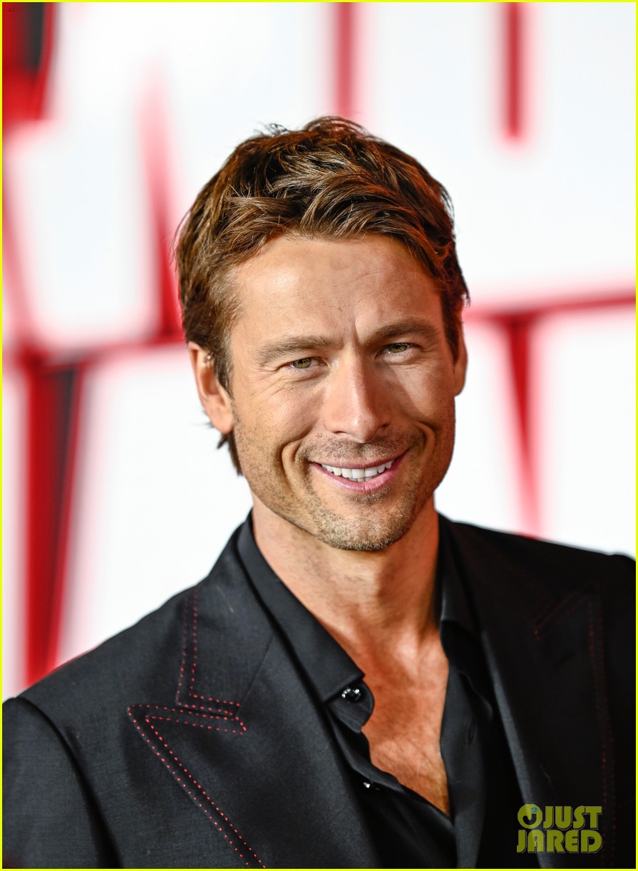 Glen Powell, Colman Domingo Join 'Running Man' Co-Stars at Film's UK Premiere!