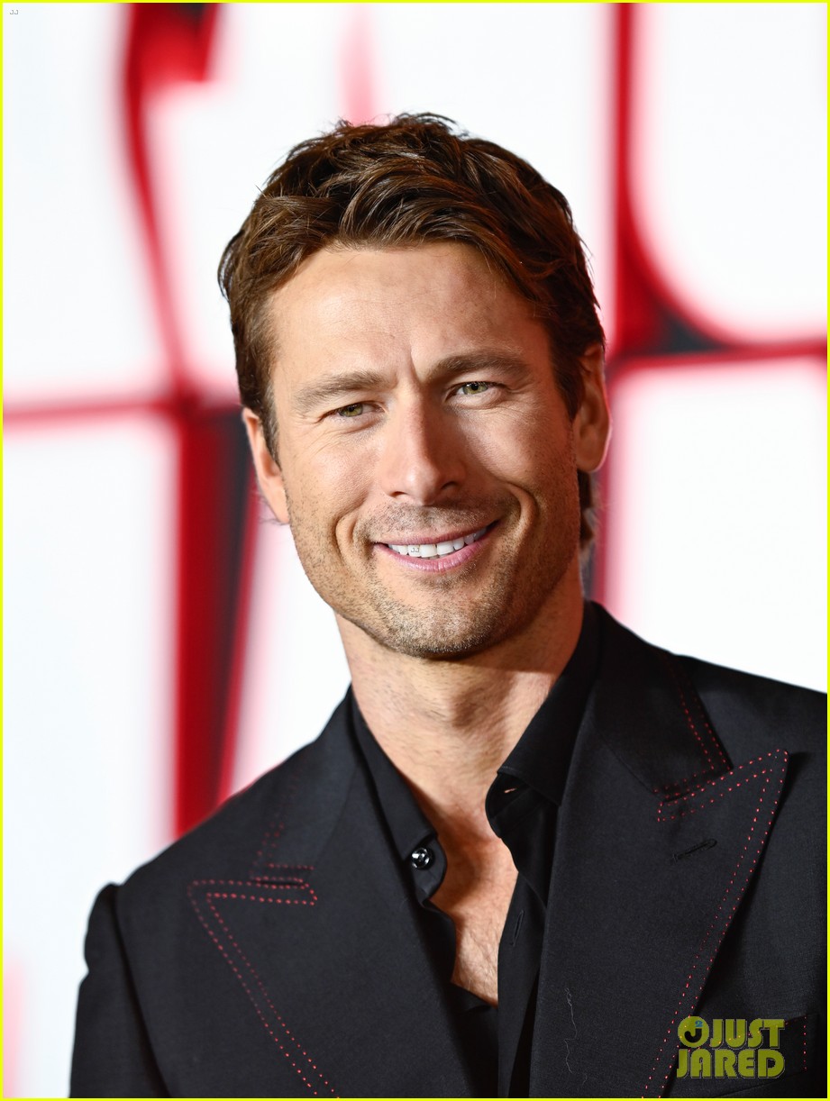 Glen Powell, Colman Domingo Join 'Running Man' Co-Stars at Film's UK Premiere!