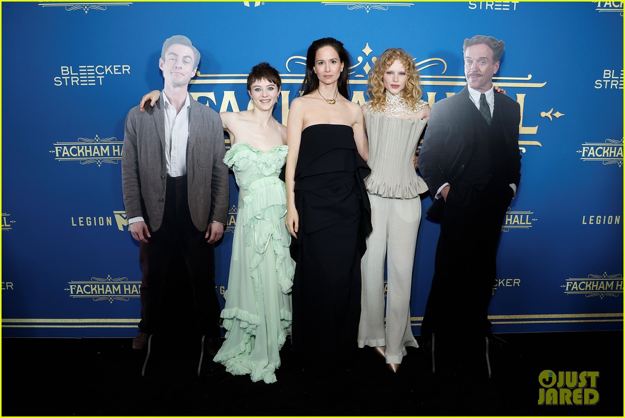 Tom Felton & Thomasin McKenzie Join More 'Fackham Hall' Cast Members at NYC Premiere