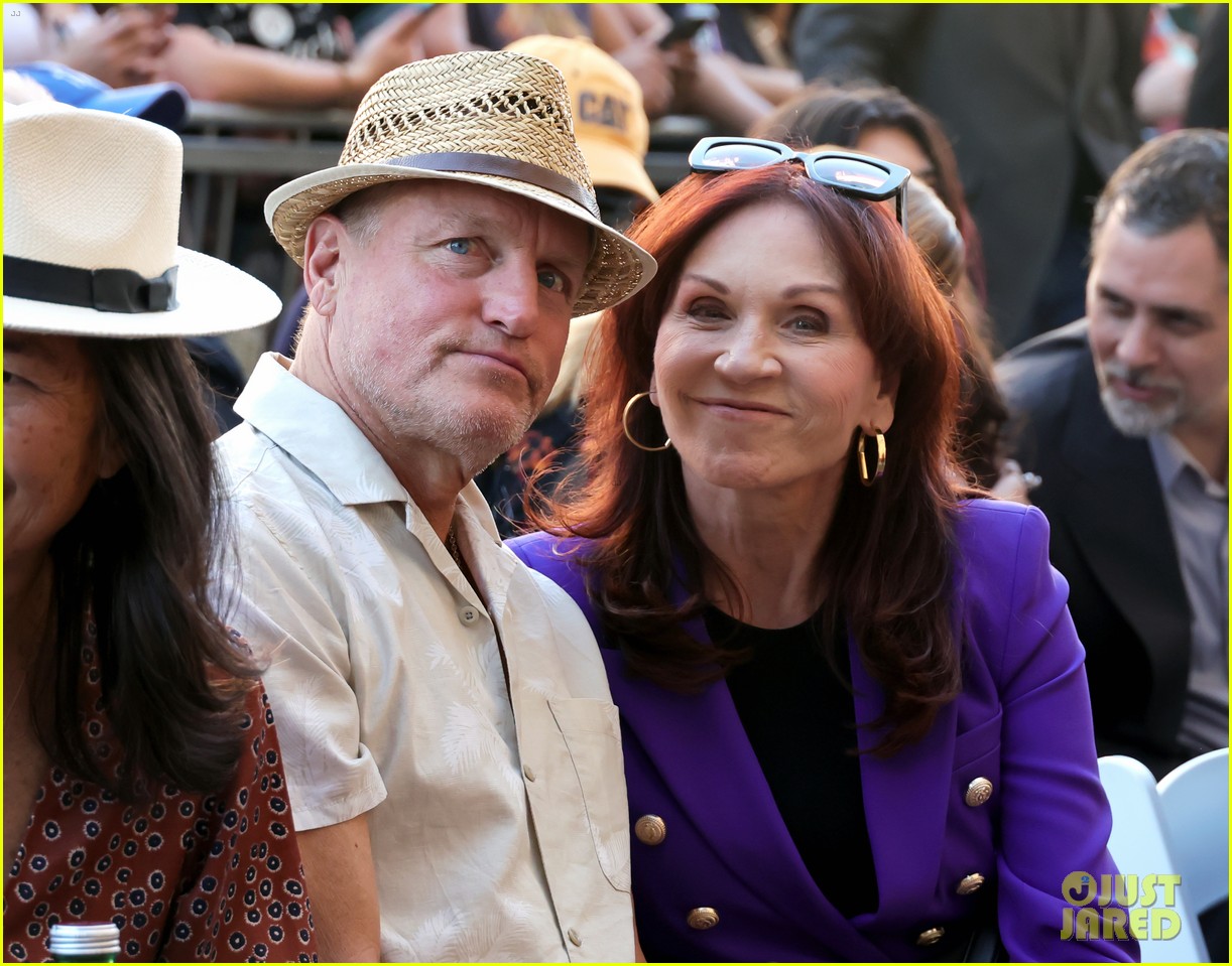 Woody Harrelson's Wife Laura Louie Makes Rare Public Appearance at James L. Brooks' Walk of Fame Ceremony!