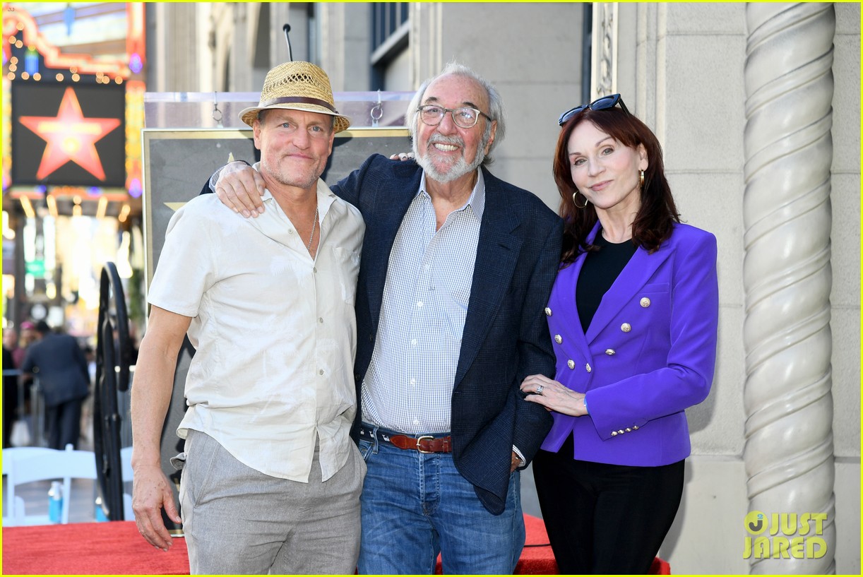 Woody Harrelson's Wife Laura Louie Makes Rare Public Appearance at James L. Brooks' Walk of Fame Ceremony!