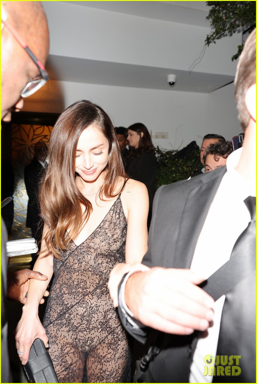 ana de armas golden globes dress Wears Sheer for 2026 After Party | Just Jared style_sequin