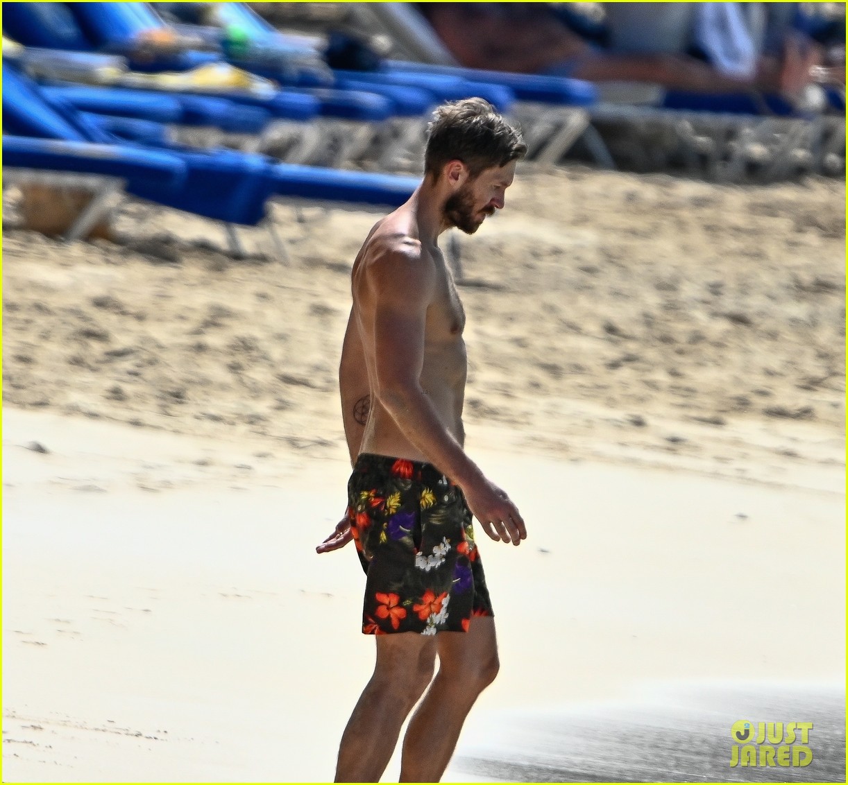 Calvin Harris Hits the Beach with Wife Vick Hope During Barbados Vacation