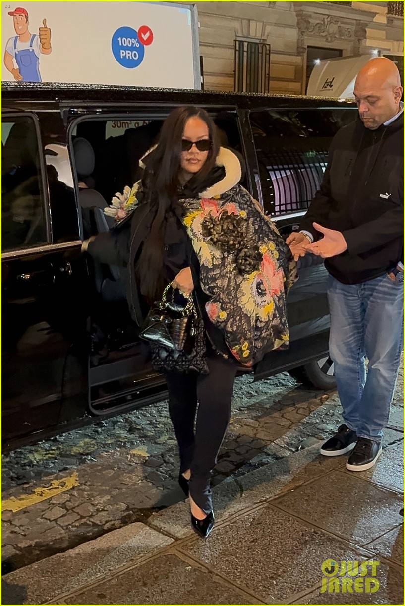 Rihanna & A$AP Rocky Rock Stylish Street Style Looks for a Night Out Clubbing in Paris