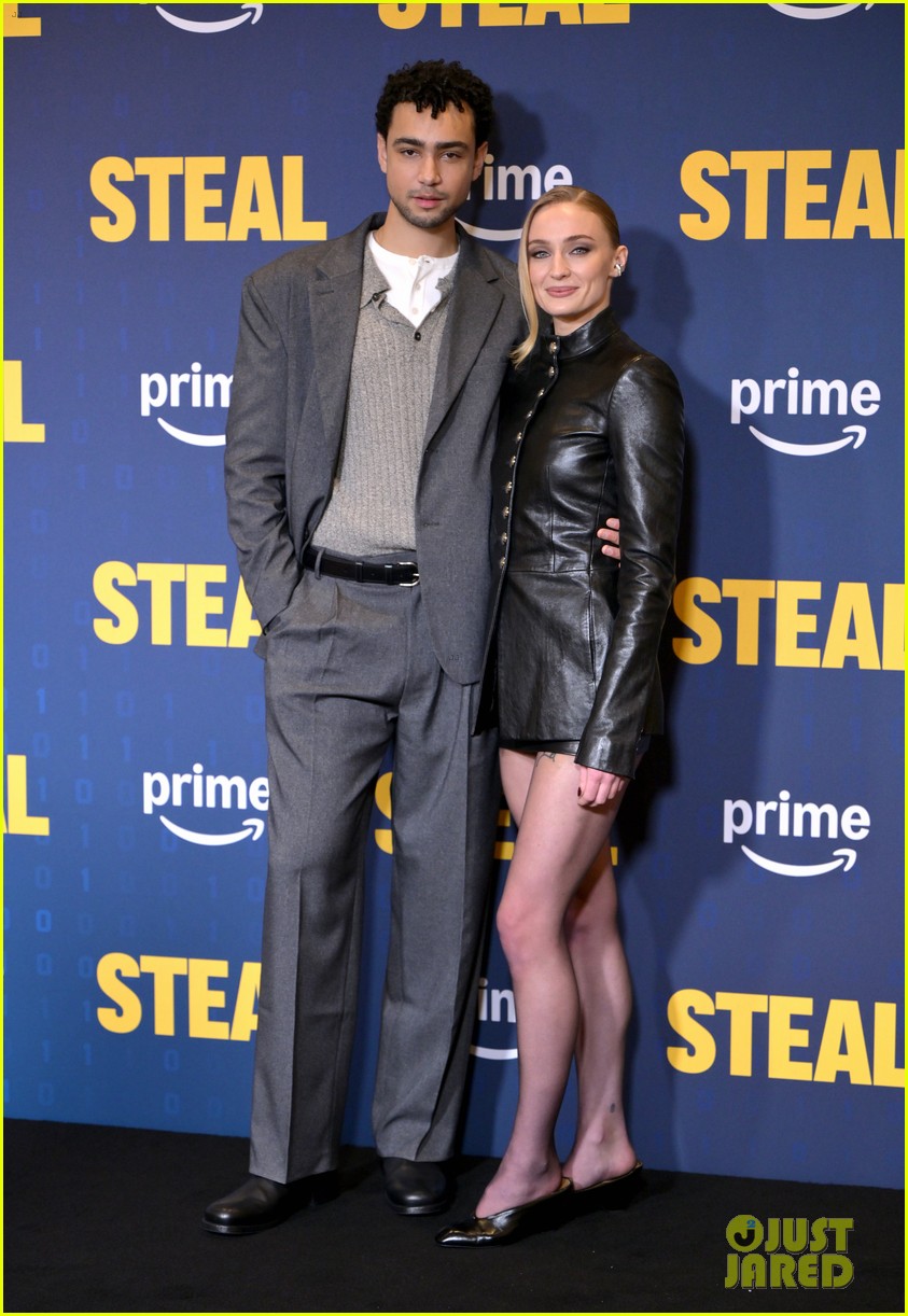 Sophie Turner Steps Out in Sleek Black Leather for 'Steal' Screening With Co-Stars