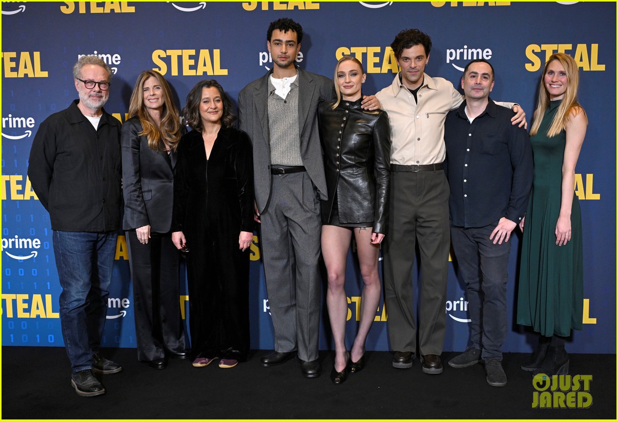 Sophie Turner Steps Out in Sleek Black Leather for 'Steal' Screening With Co-Stars
