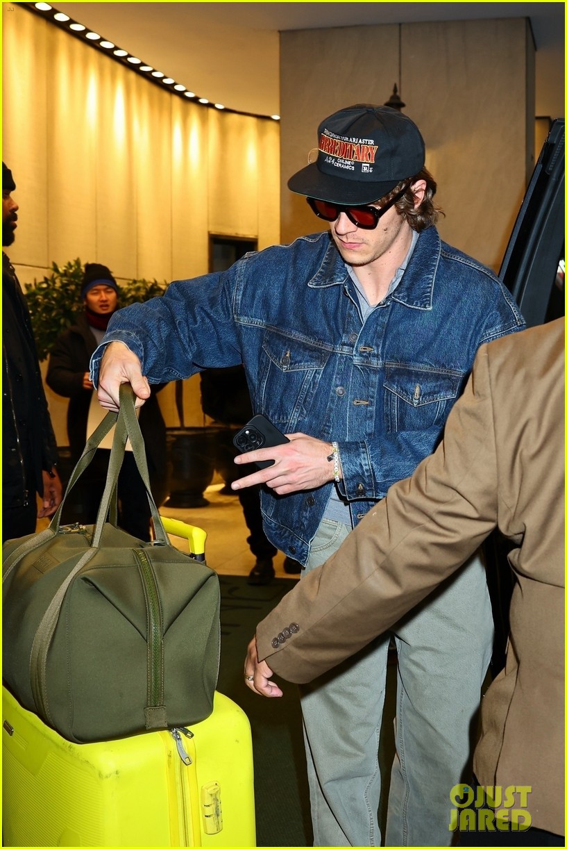 Connor Storrie & François Arnaud Catch Flight Out of NYC Together After Promoting 'Heated Rivalry'