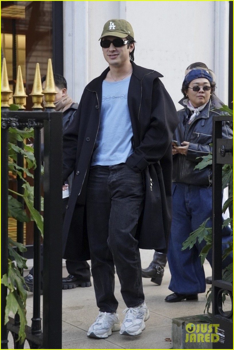 Hudson Williams Enjoys Day Out in Paris While in Town for Fashion Week