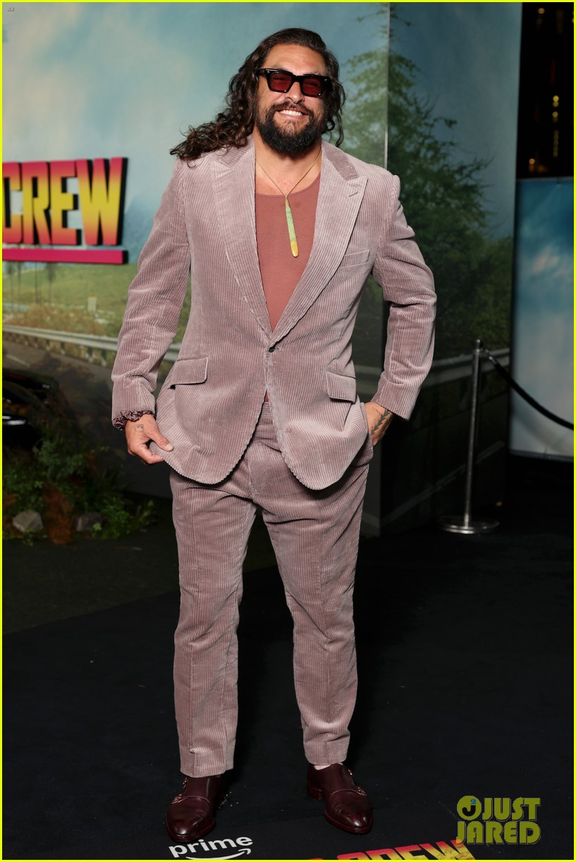 Jason Momoa is Joined by Girlfriend Adria Arjona at 'The Wrecking Crew' Screening in London