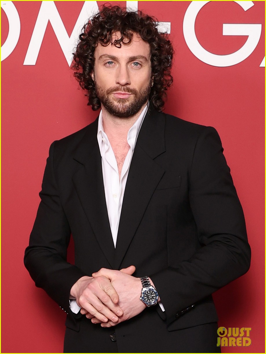 Aaron Taylor-Johnson Looks Dashing in Sharply Tailored Suit at Italian