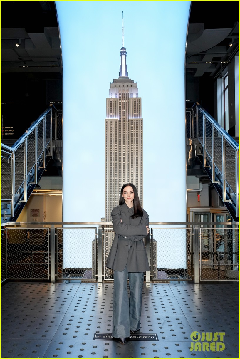 Dove Cameron & Avan Jogia Promote New Show '56 Days' at the Empire State Building!