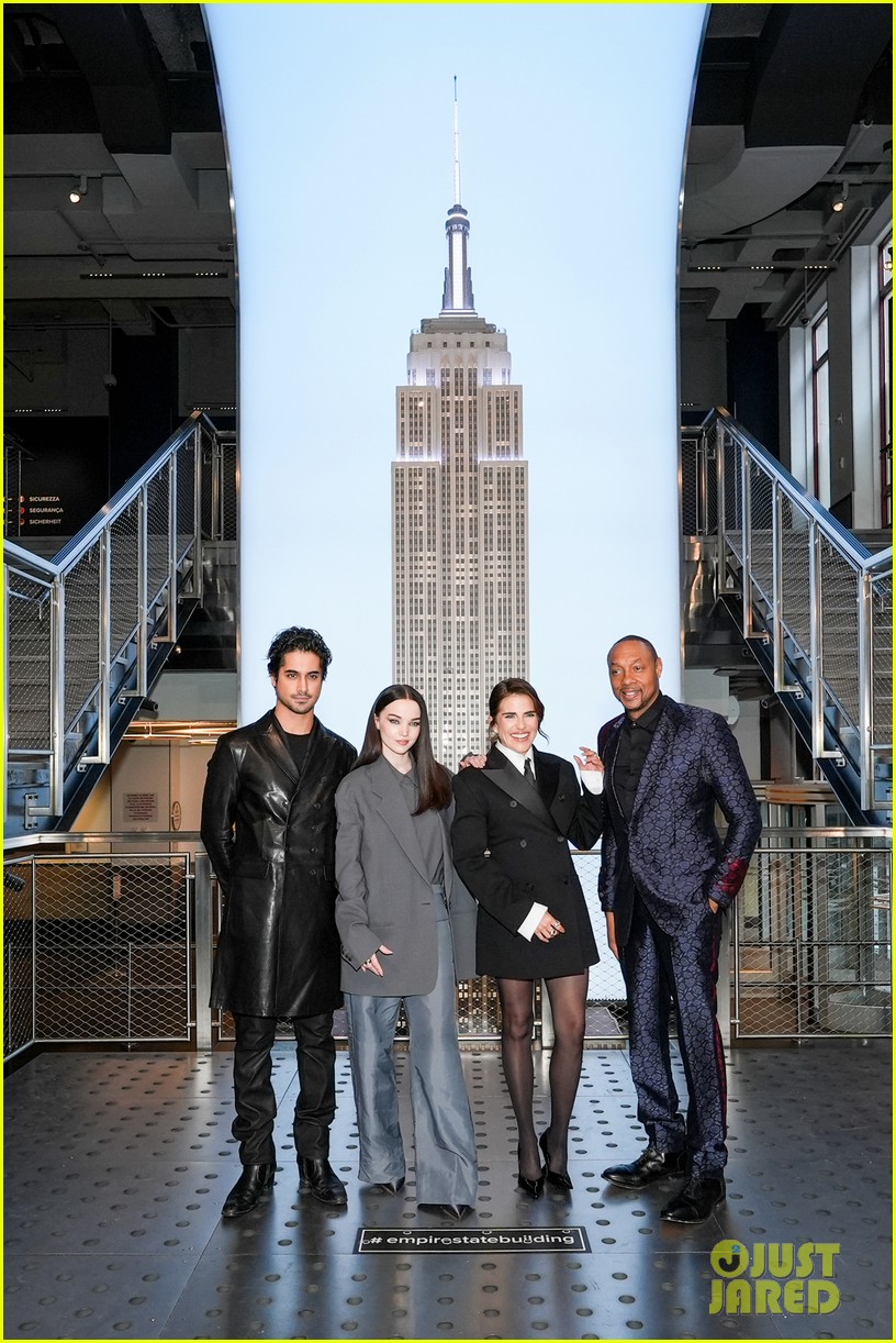Dove Cameron & Avan Jogia Promote New Show '56 Days' at the Empire State Building!