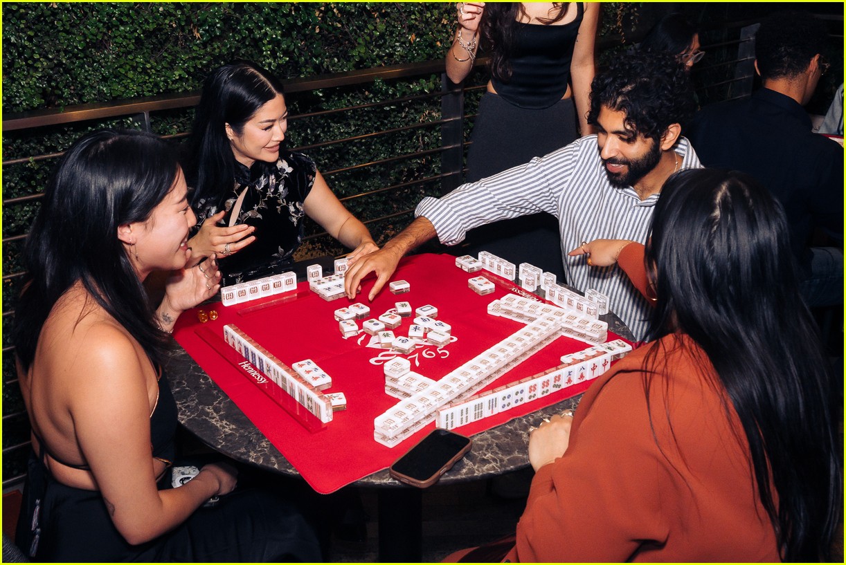 Inside Gold House & Din Tai Fung’s Lunar New Year Mahjong Night with Maia & Alex Shibutani, Kim Lee & Adrianne Ho