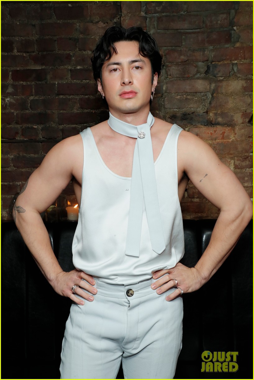 Hudson Williams Flexes His Muscles While Hosting Gold House's Lunar New Year Celebration with Yerin Ha