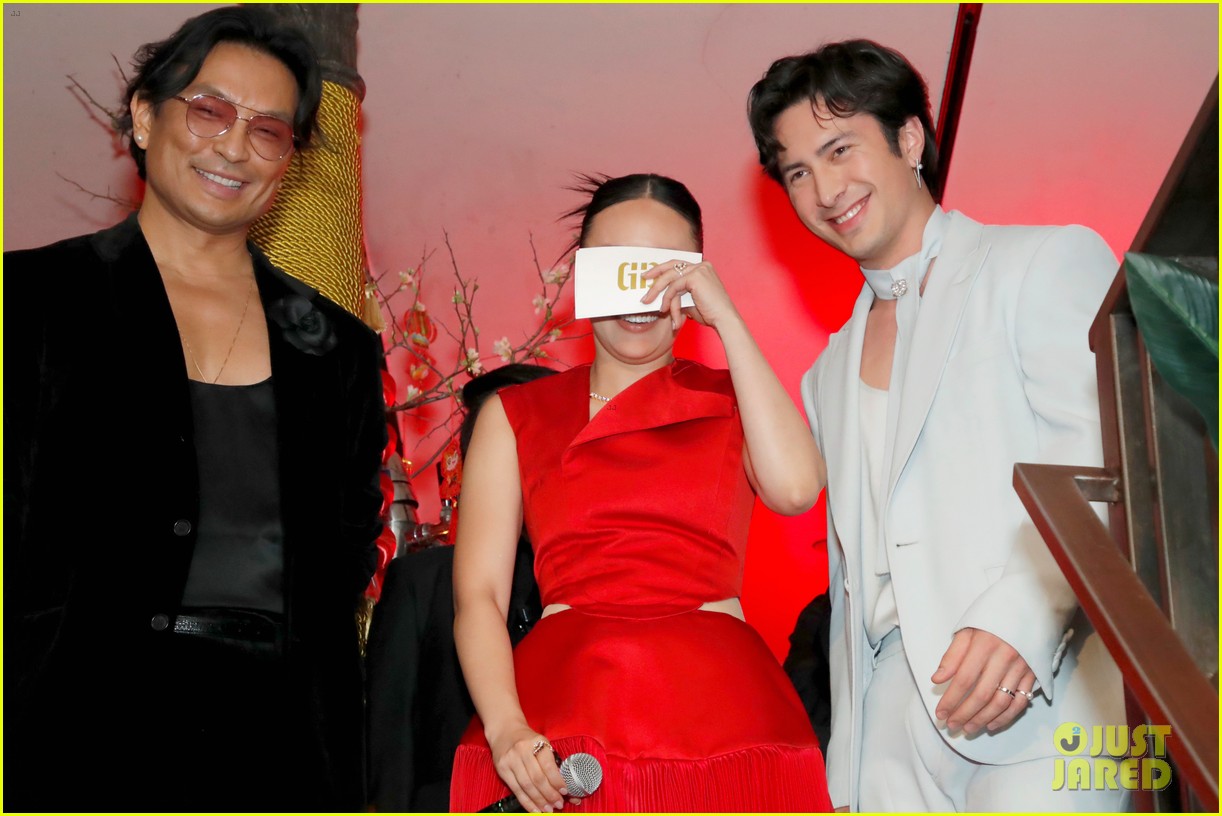 Hudson Williams Flexes His Muscles While Hosting Gold House's Lunar New Year Celebration with Yerin Ha