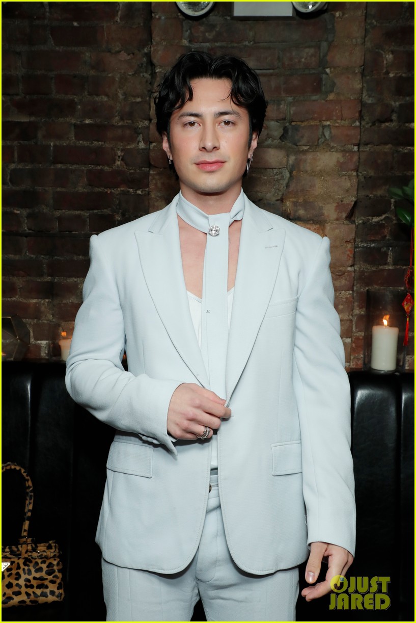 Hudson Williams Flexes His Muscles While Hosting Gold House's Lunar New Year Celebration with Yerin Ha