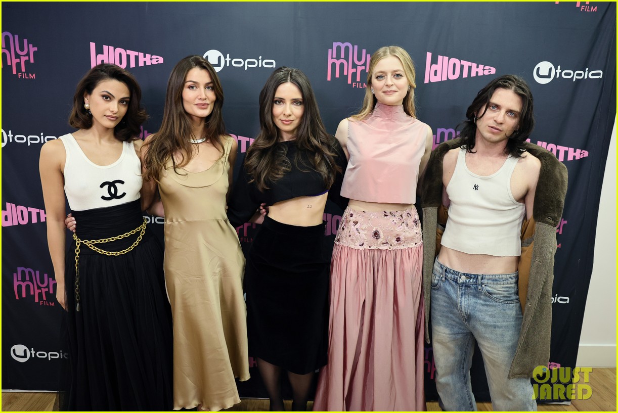 Camila Mendes Looks Glamorous at New York Premiere of 'Idiotka'