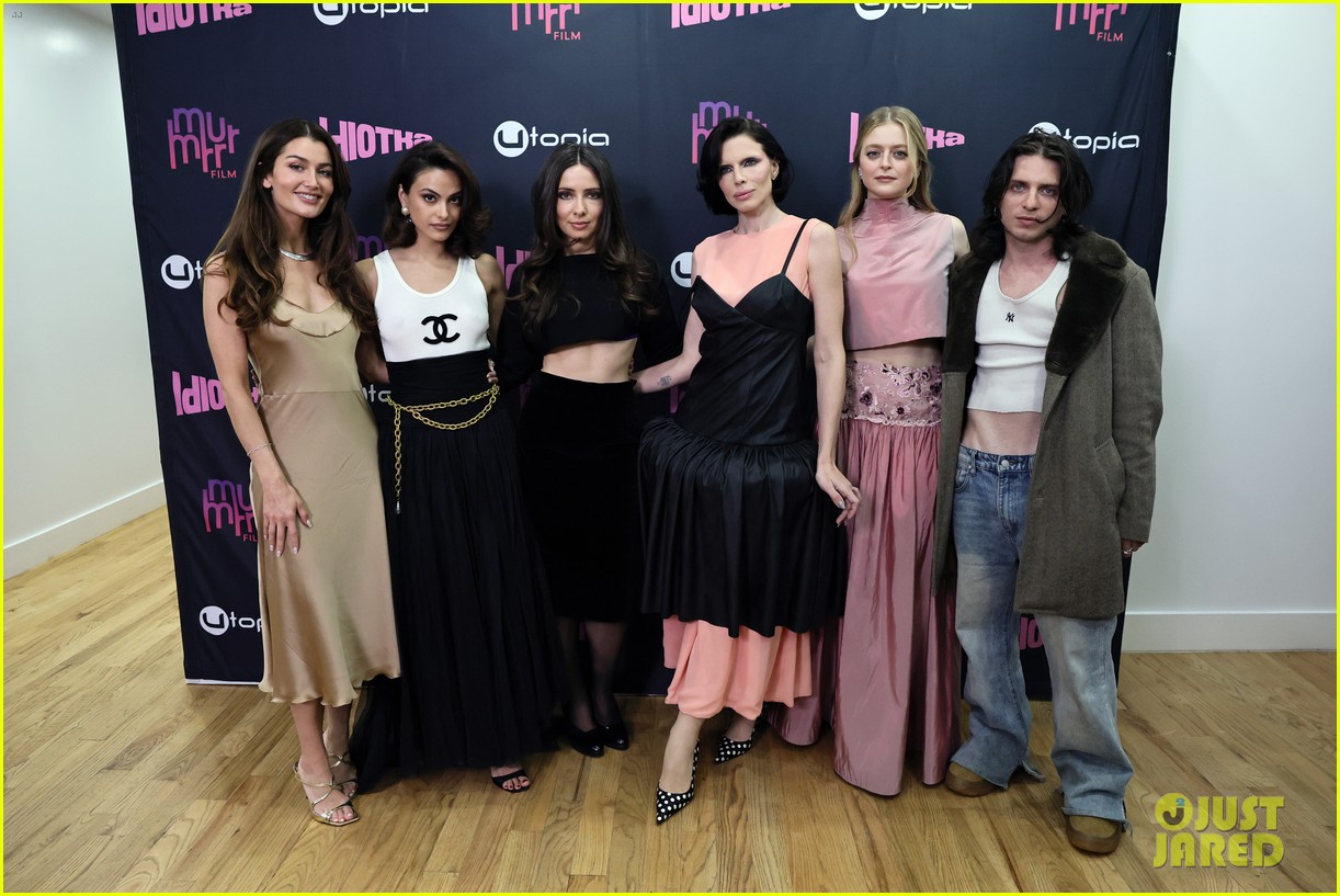 Camila Mendes Looks Glamorous at New York Premiere of 'Idiotka'