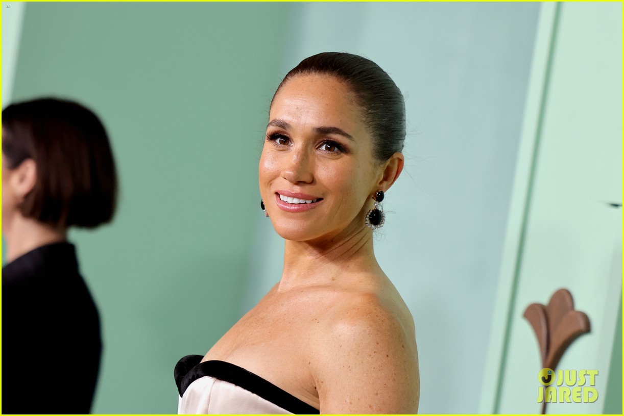 Meghan Markle Makes Rare Red Carpet Appearance to Support Tina Knowles & Fifteen Percent Pledge
