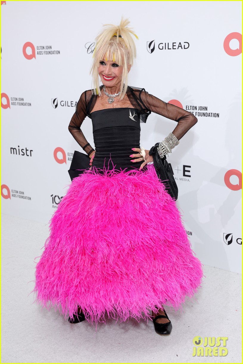 Designer Betsey Johnson, 83, Does Signature Split on Red Carpet at Elton John Oscars Party 2026