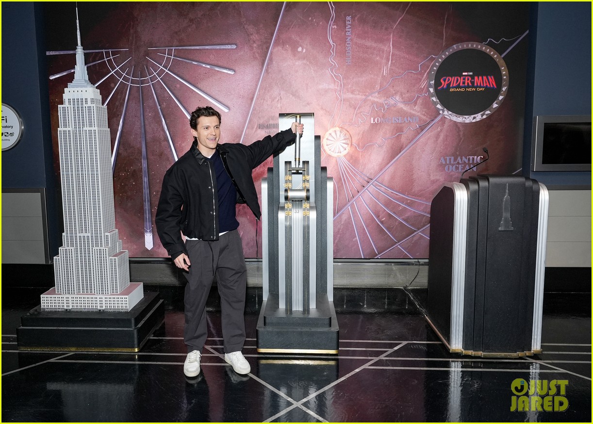 Tom Holland Lights Up Empire State Building After 'Spider-Man: Brand New Day' Trailer Drops!