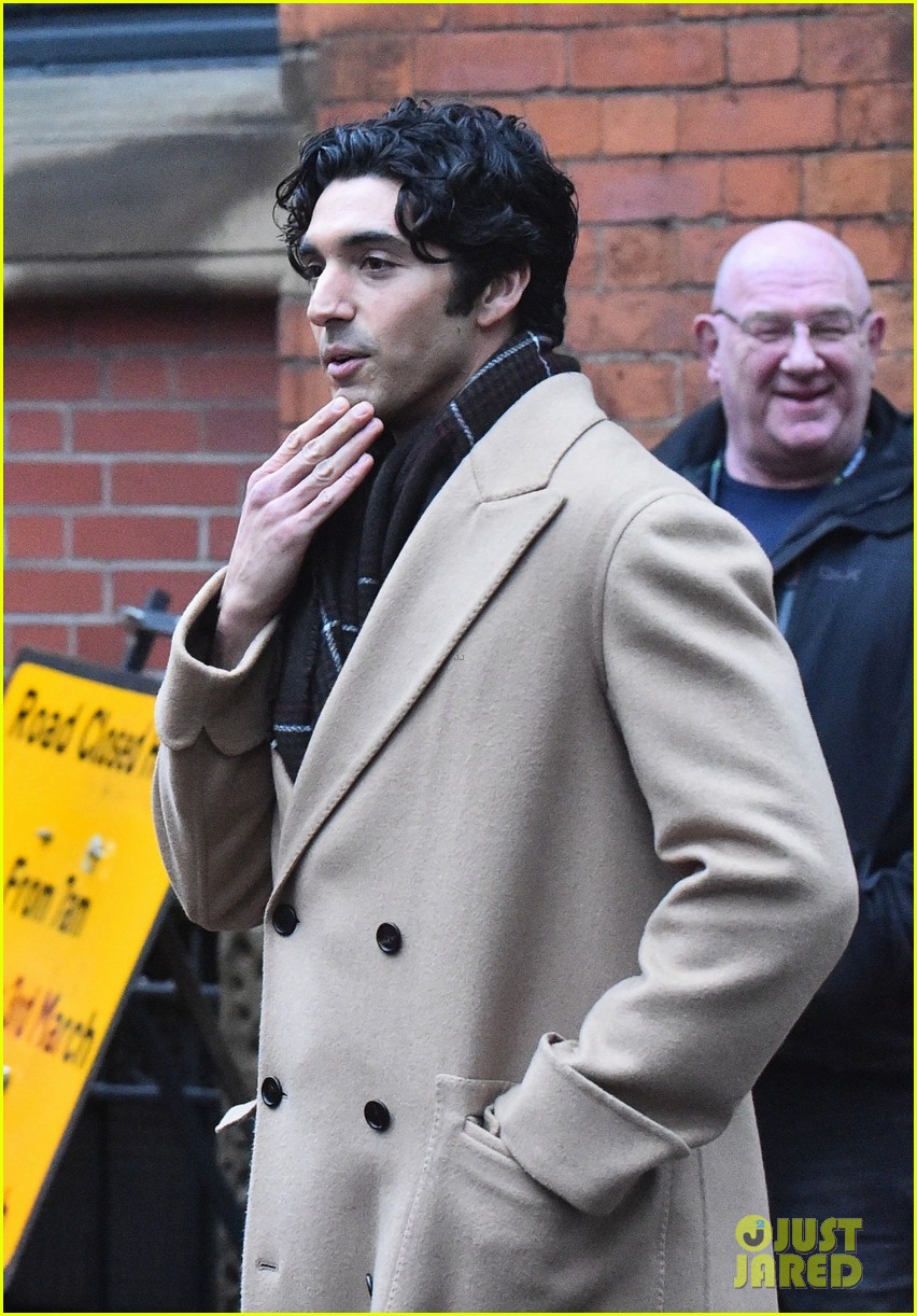 Taylor Zakhar Perez & Nicholas Galitzine Spotted Greeting Fans on Final Day of Filming 'Red, White & Royal Blue' Sequel!