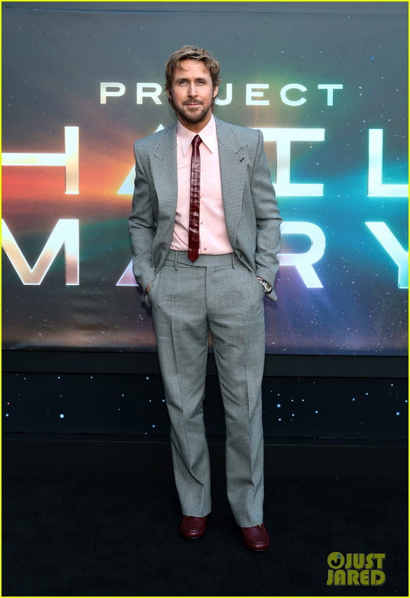 Ryan Gosling Shares a Laugh with Sandra Hüller at 'Project Hail Mary' NYC Premiere