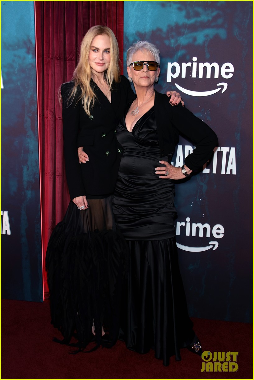 Oscar-Winning Trio Nicole Kidman, Jamie Lee Curtis, & Ariana DeBose Attend Star-Studded 'Scarpetta' Premiere