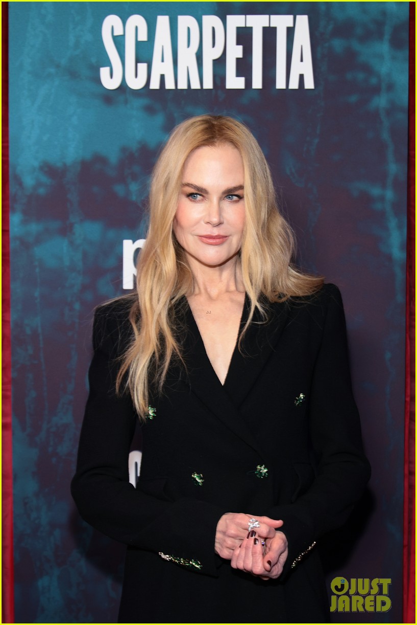 Oscar-Winning Trio Nicole Kidman, Jamie Lee Curtis, & Ariana DeBose Attend Star-Studded 'Scarpetta' Premiere
