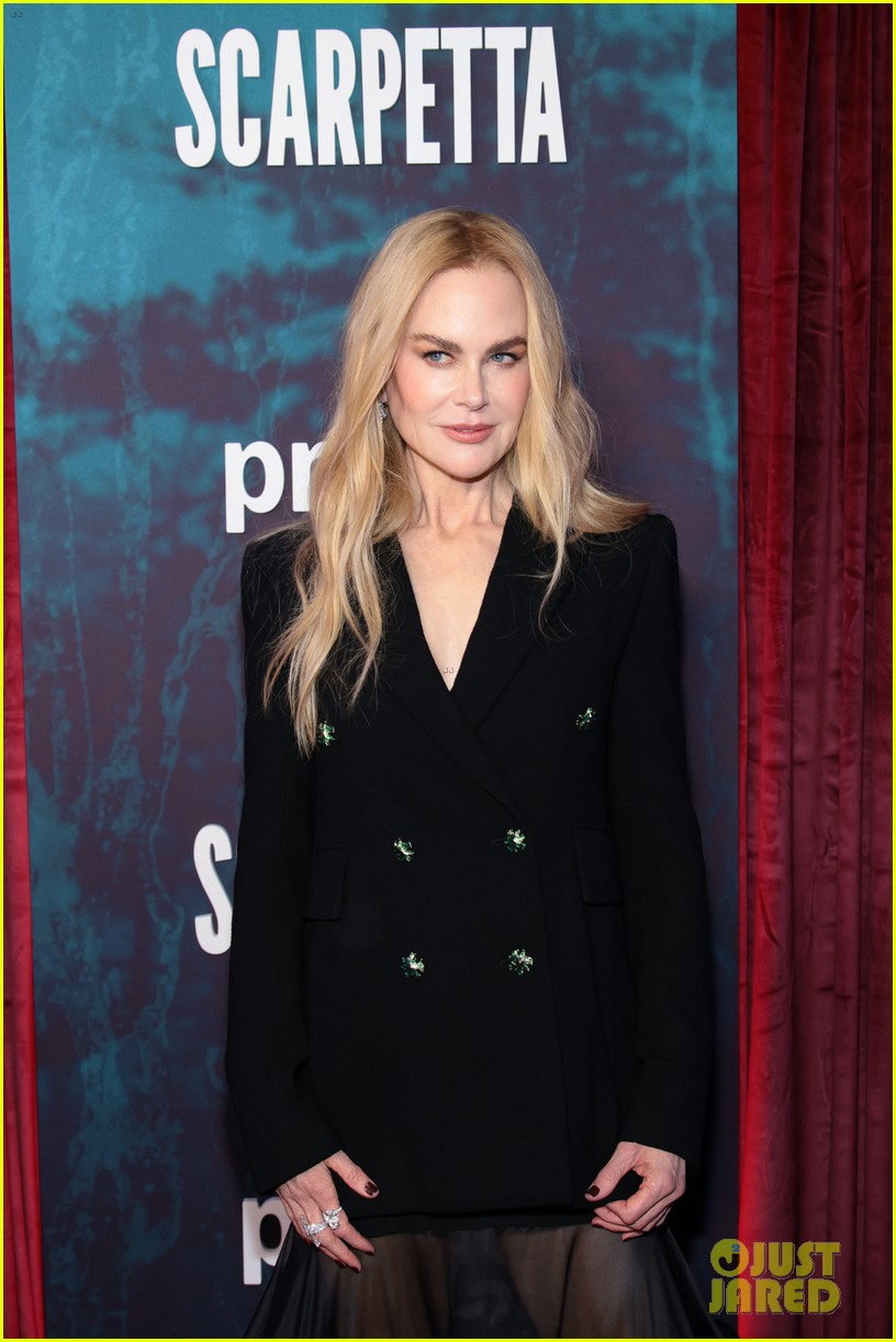 Oscar-Winning Trio Nicole Kidman, Jamie Lee Curtis, & Ariana DeBose Attend Star-Studded 'Scarpetta' Premiere