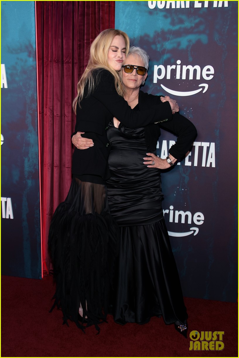 Oscar-Winning Trio Nicole Kidman, Jamie Lee Curtis, & Ariana DeBose Attend Star-Studded 'Scarpetta' Premiere