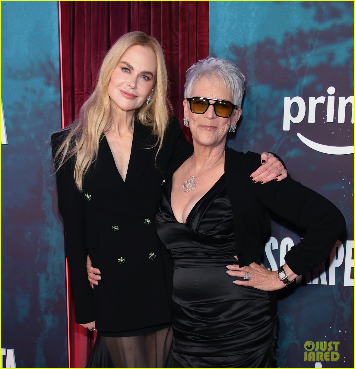 Oscar-Winning Trio Nicole Kidman, Jamie Lee Curtis, & Ariana DeBose Attend Star-Studded 'Scarpetta' Premiere