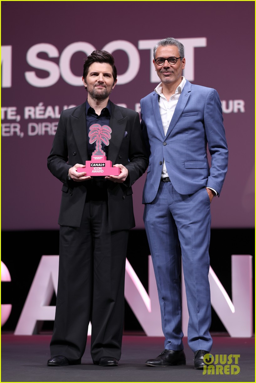 Adam Scott Gets Support from Wife Naomi as He's Honored with Canal+ Icon Award at Canneseries Festival 2026!