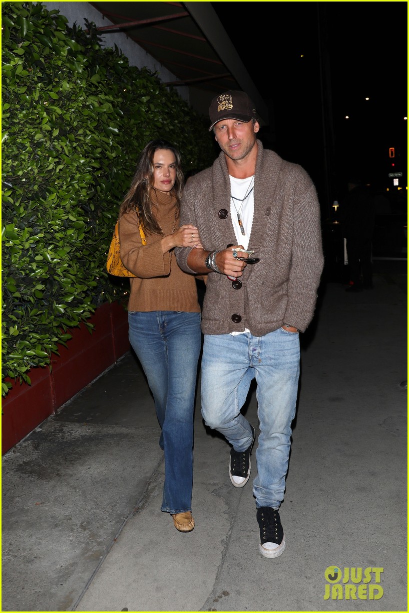Alessandra Ambrosio & Boyfriend Buck Palmer Enjoy Date Night in Santa Monica