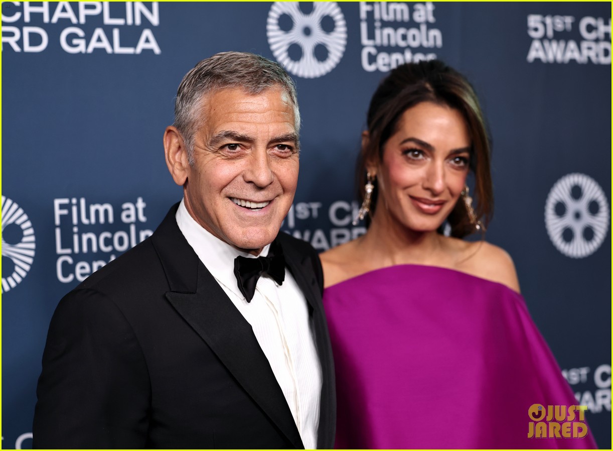 George Clooney Gets Support from Wife Amal & Celeb Friends at Chaplin Awards Gala