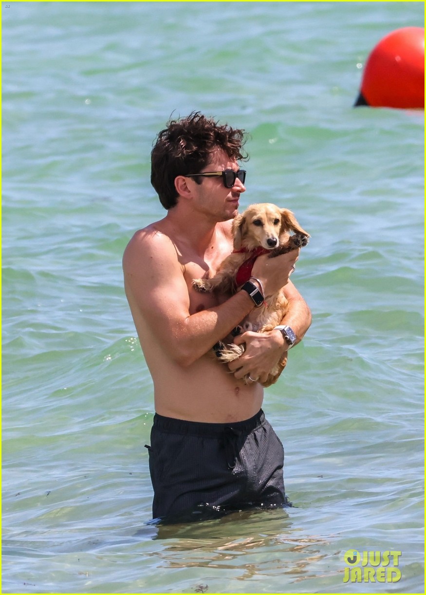 Charles Leclerc Hits the Beach in Miami with Wife Alexandra Saint Mleux Ahead of F1 Weekend